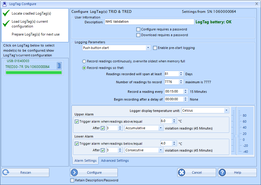 LogTag Analyzer 3 Advanced Data Logger Software