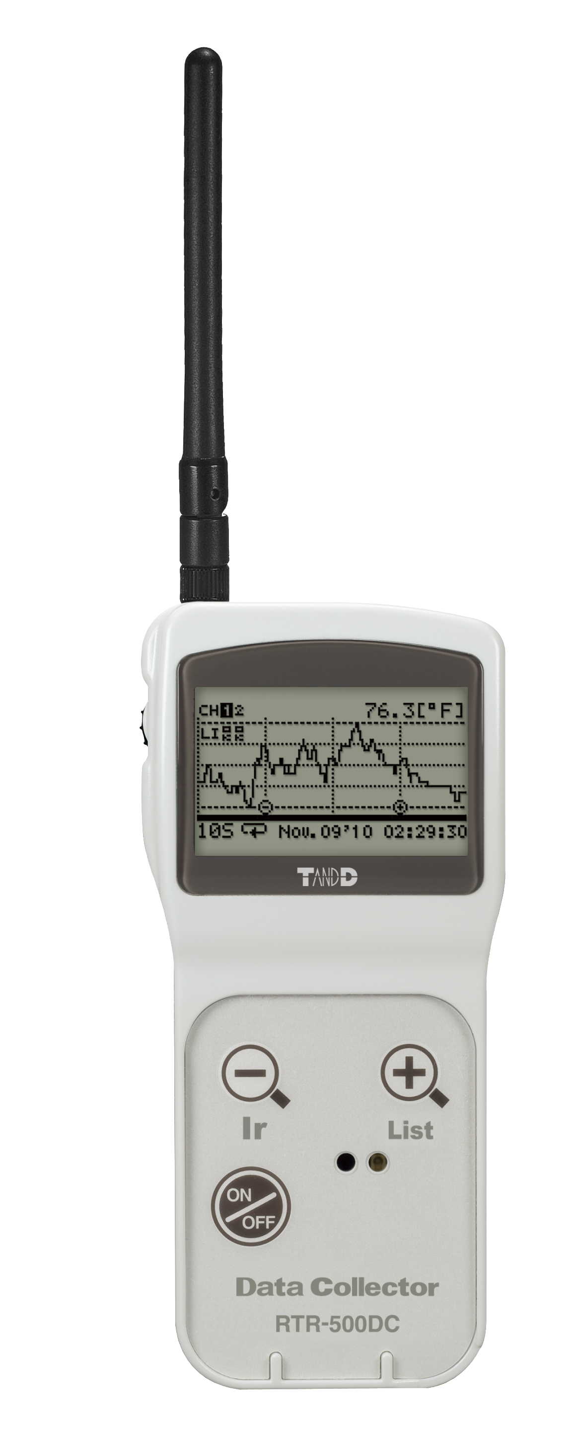 RTR500DC Wireless Hand Held Data Collector for RTR500 Data Loggers