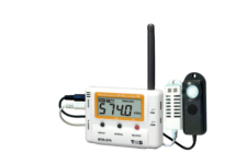 Light humidity and temperature wireless data logger