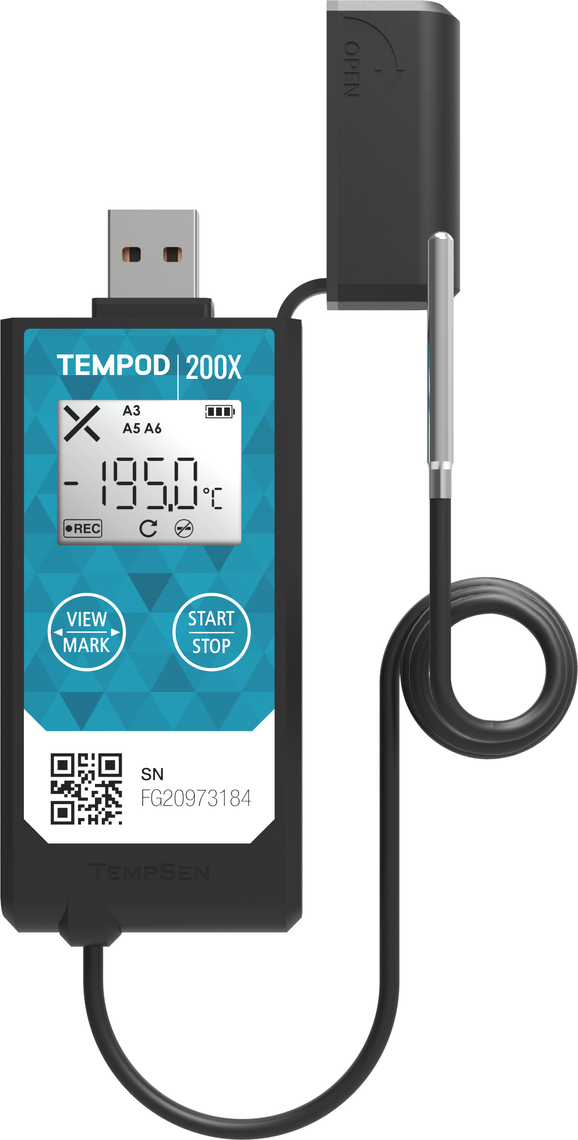 Tempod 200X Ultra Low Temperature Data Logger
