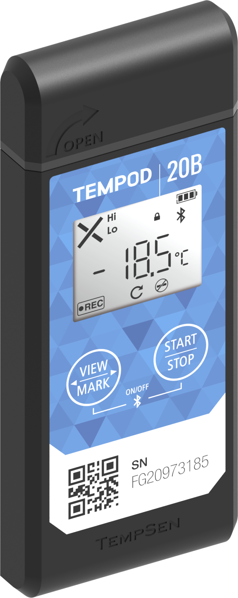 TempSen Tempod 20B Bluetooth Temperature Data Logger