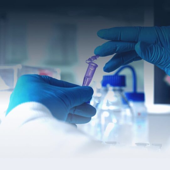 image of pharmaceutical testing with temperature data logger